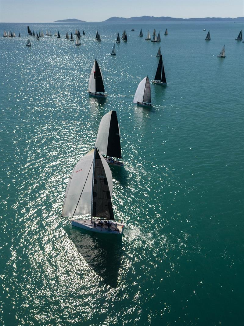 Light weather showdown - 2023 Airlie Beach Race Week, Day 5 photo copyright Andrea Francolini / ABRW taken at Whitsunday Sailing Club and featuring the IRC class