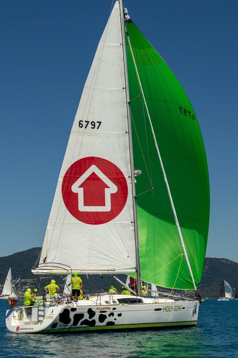 Race Week wouldn't be Race Week without the Clintons and Holy Cow - Airlie Beach Race Week photo copyright Shirley Wodson taken at Whitsunday Sailing Club and featuring the IRC class