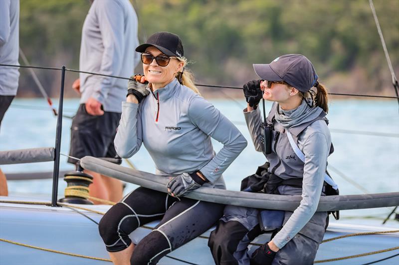 Hamilton Island Race Week - Fargo Crew Enjoying the Beautiful Racing Conditions photo copyright Salty Dingo taken at Hamilton Island Yacht Club and featuring the IRC class