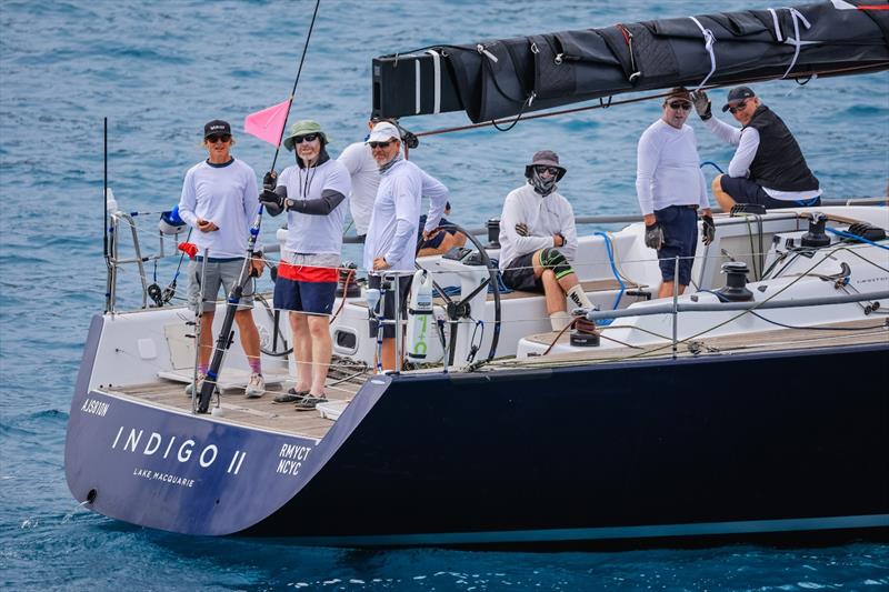 Stacey Jackson chatting pre-start about the tactics from Indigo II - 2023 Hamilton Island Race Week, Day 3 photo copyright Salty Dingo taken at Hamilton Island Yacht Club and featuring the IRC class