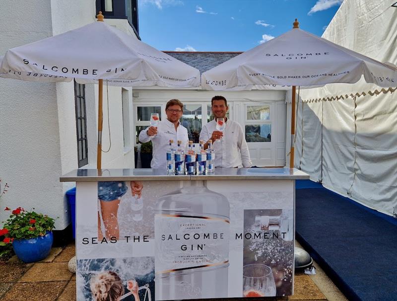 The Salcombe Gin Bar at the RORC Cowes Clubhouse - photo © Salcombe Distilling Co.