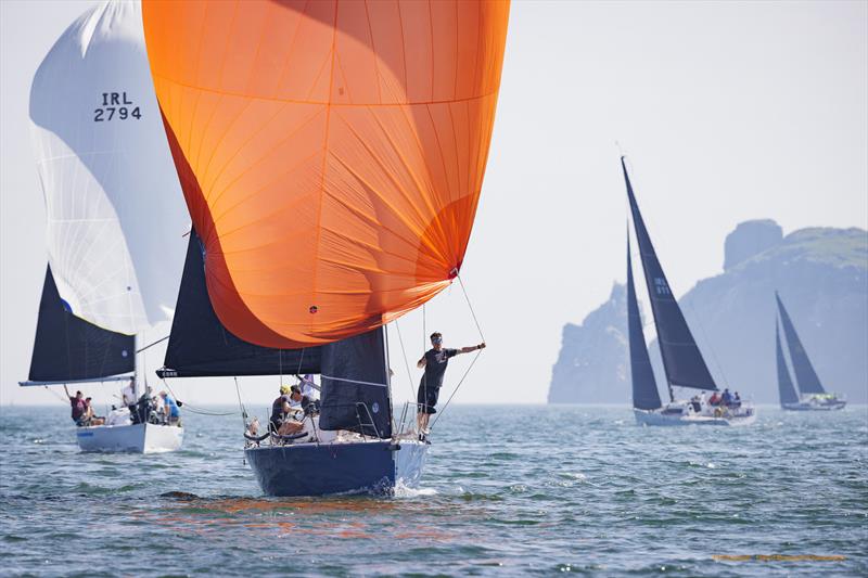 Cruiser 2 yacht Elixir entered by Ryan & Brian Wilson sailing for Carrickfergus Sailing Club competing in the monday.com ICRA National Championships photo copyright David Branigan / Oceansport taken at Howth Yacht Club and featuring the IRC class