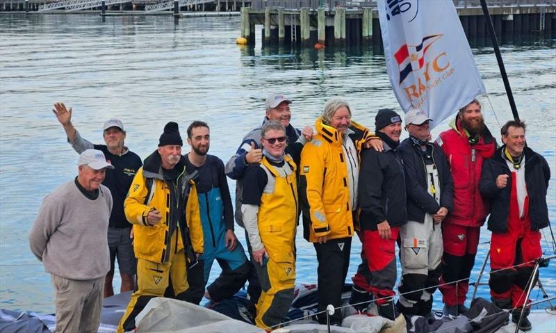 Dockside Mayfair and Frantic crews celebrate together in quarantine - Sydney to Auckland Ocean Race - photo © Royal Prince Alfred Yacht Club