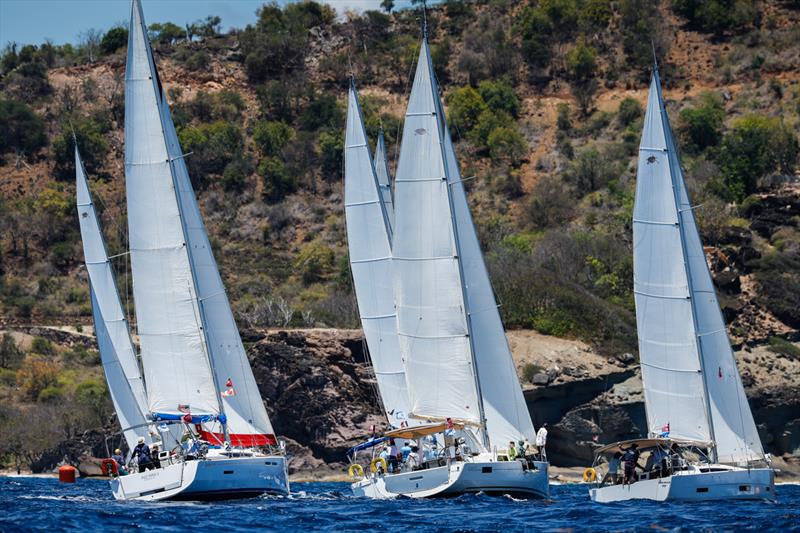 2023 Bareboat fleet off the south coast of Antigua - Antigua Sailing Week photo copyright Paul Wyeth / pwpictures.com taken at Antigua Yacht Club and featuring the IRC class