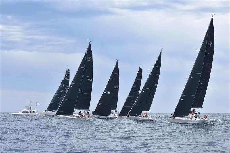 Division 2 boats off the start line in 2022 - photo © MHYC / SSORC