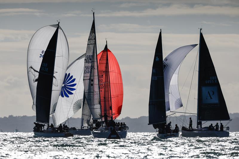 42nd Hamble Winter Series - Week 2 photo copyright Paul Wyeth / www.pwpictures.com taken at Hamble River Sailing Club and featuring the IRC class