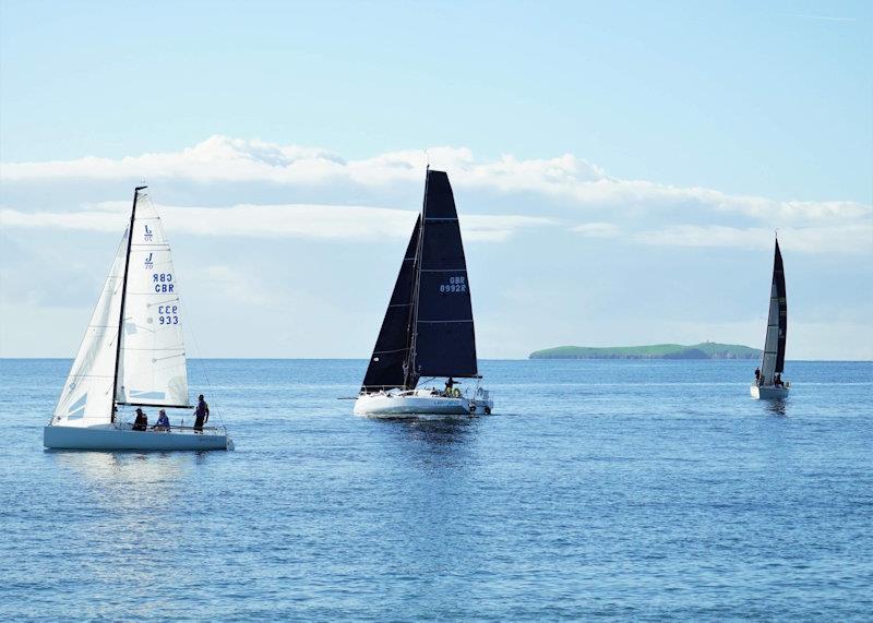 Sgrech Bach, Lightening and Honeybee - Pwllheli Autumn Challenge Series week 3 photo copyright Angela Jenkinson taken at Pwllheli Sailing Club and featuring the IRC class