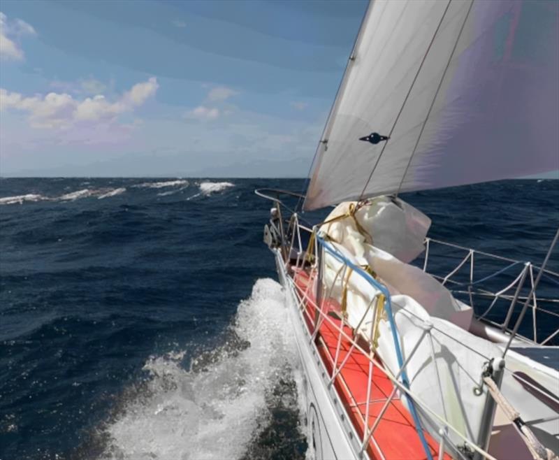 Bedigedig has recently passed the Cape of Good Hope - photo © Dafydd Hughes