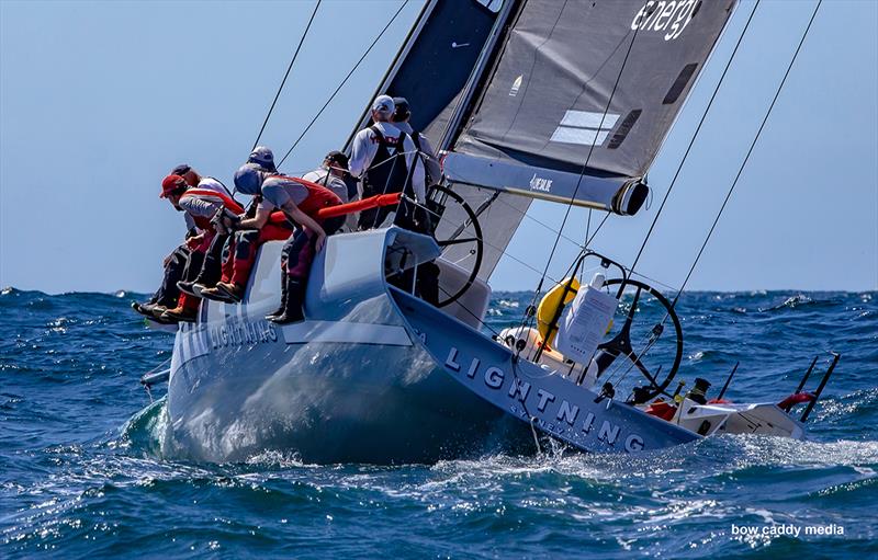 Alexander Flecknoe-Brown's Bakewell-White 40, Lightning photo copyright Bow Caddy Media taken at Cruising Yacht Club of Australia and featuring the IRC class