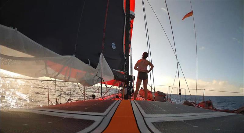 Waiting out the Doldrums - Global Solo Challenge - photo © Cole Brauer Ocean Racing