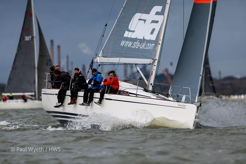 Triarchy - 42nd Hamble Winter Series - Week 5 - photo © Paul Wyeth / www.pwpictures.com