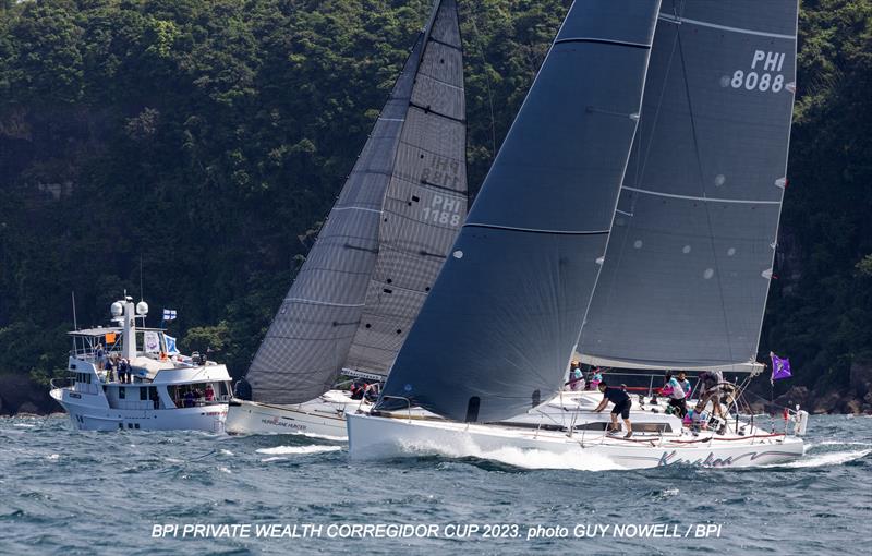 Karakoa leads off the start. BPI Corregidor Cup 2023 photo copyright Guy Nowell / BPI taken at  and featuring the IRC class