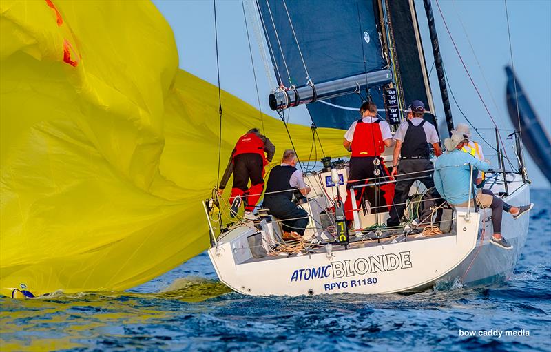 Atomic Blonde retrieves the Bag photo copyright Bow Caddy Media taken at Cruising Yacht Club of Australia and featuring the IRC class