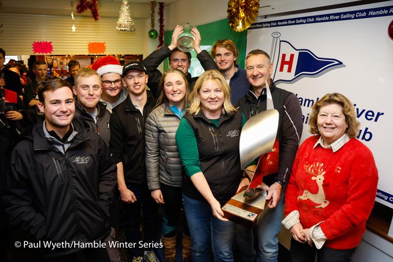 Paul Heys Trophy awarded to JAGO - 42nd Hamble Winter Series photo copyright Paul Wyeth / www.pwpictures.com taken at Hamble River Sailing Club and featuring the IRC class