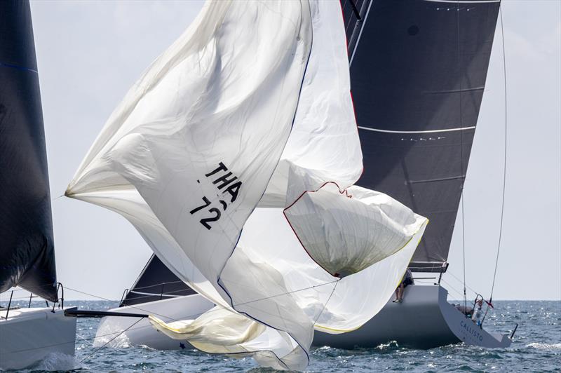 Drop drop drop. Phuket King's Cup 2023 photo copyright Guy Nowell / Phuket King's Cup taken at Royal Varuna Yacht Club and featuring the IRC class