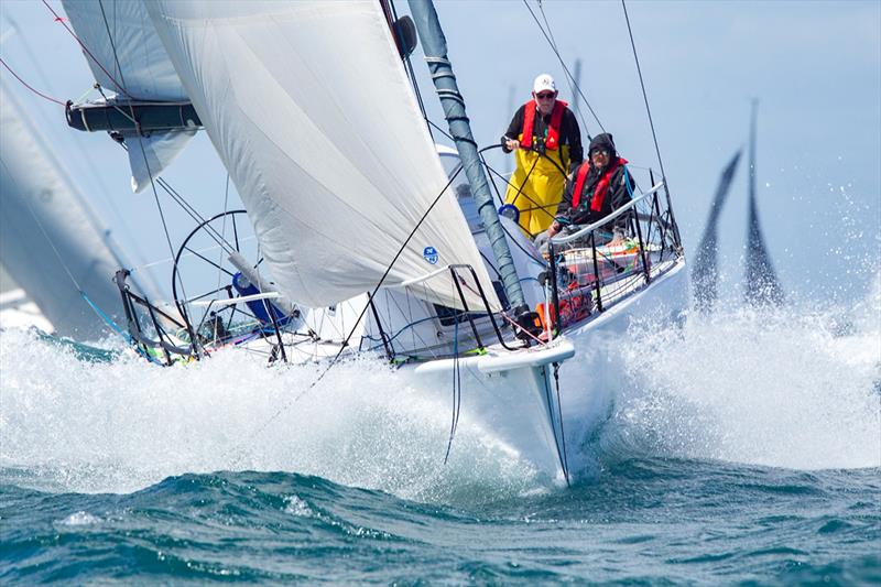 Alex Team MacAdie racing for Westcoaster glory - Melbourne to Hobart Race photo copyright Steb Fisher taken at Ocean Racing Club of Victoria and featuring the IRC class