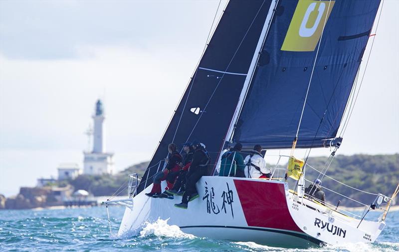 Ryujin sets sights on Melbourne to Hobart Race victory photo copyright Steb Fisher taken at Ocean Racing Club of Victoria and featuring the IRC class