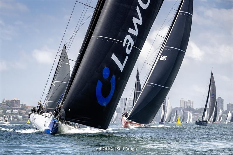 LawConnect at the 2023 Rolex Sydney Hobart Yacht Race start - photo © ROLEX / Kurt Arrigo