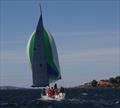 Hobart Combined Clubs Long Race Series - Race 4: Division 2 IRC winner Footloose on the run © Andrew Burnett