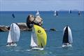 Akarana (yellow kite) in the Around the Island Race -  - SeaLink Magnetic Island Race Week © Andrea Francolini