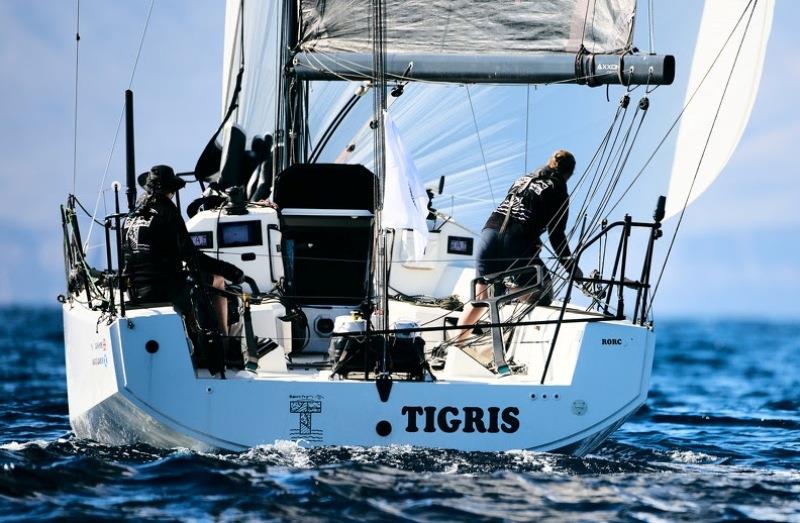 Gavin Howe's Sun Fast 3600 Tigris (GBR), racing Two-Handed with Maggie Adamson photo copyright Robert Hajduk / RORC taken at Royal Ocean Racing Club and featuring the IRC class