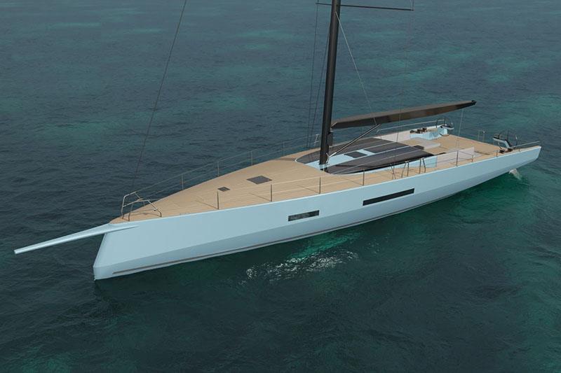 The third hull of the popular Café Racer will be optimised for racing while staying true to the concept of easy and effortless day sailing - photo © Baltic Yachts
