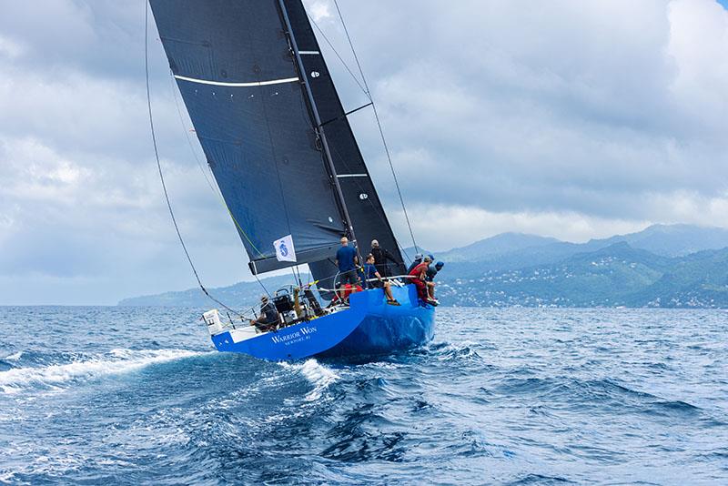 Chris Sheehan's PAC52 (USA) Warrior Won arrives victorious in Grenada - RORC Transatlantic Race - photo © Arthur Daniel / RORC