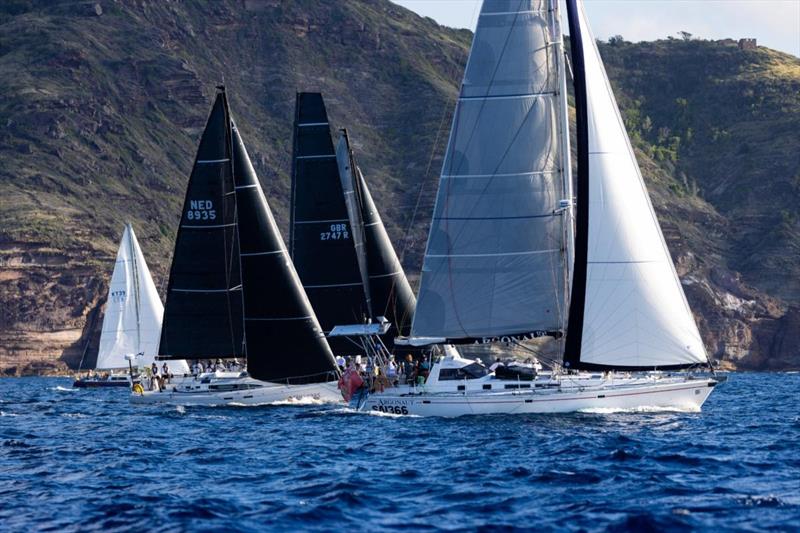 IRC Two fleet at the start of the Antigua 360 - RORC Nelson's Cup Series - Day 3 photo copyright Arthur Daniel / RORC taken at Royal Ocean Racing Club and featuring the IRC class