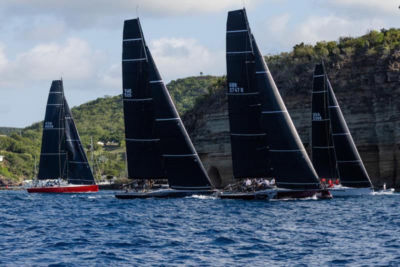 IRC One Fleet at the start of the Antigua 360 - RORC Nelson's Cup Series - Day 3 - photo © Arthur Daniel / RORC