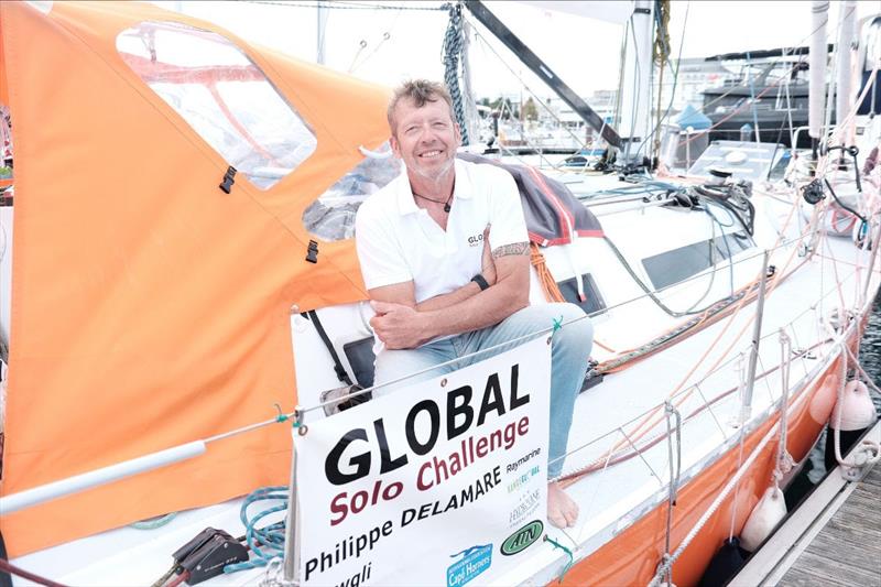 Philippe Delamare Navigates Through Dramatic Winter Storm Towards Global Solo Challenge Finish Line