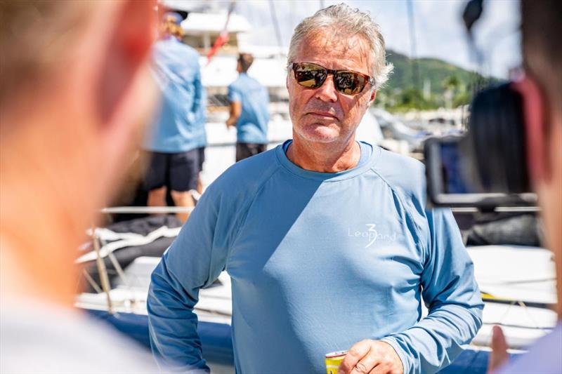 Leopard 3 skipper Joost Schuijff - RORC Caribbean 600 photo copyright Alex Turnbull taken at Royal Ocean Racing Club and featuring the IRC class