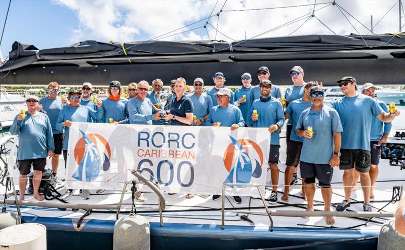 The winning team on Farr 100 Leopard 3 (MON) - RORC Caribbean 600 - photo © Alex Turnbull