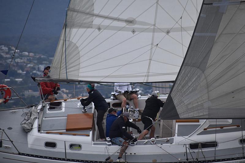 All systems go on The Goo, winner of Division 4 on PHS in the Banjo's Shoreline Crown Series Bellerive regatta photo copyright Jane Austin taken at Bellerive Yacht Club and featuring the IRC class