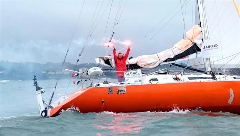 Philippe Delamare wins the Global Solo Challenge - photo © Philippe Delamare - Mowgli @globalsolochallenge