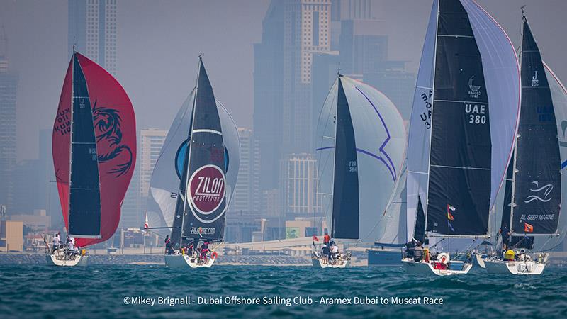 Boats on water - ARAMEX Dubai to Muscat Sailing Race - photo © Dubai Offshore Sailing Club