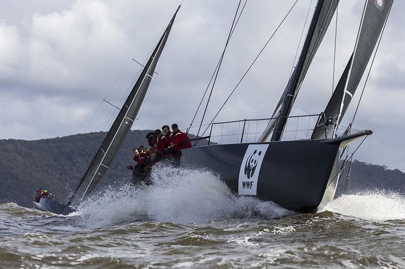 Whisper is among the line and overall contenders photo copyright Andrea Francolini for RPAYC media  taken at Royal Prince Alfred Yacht Club and featuring the IRC class