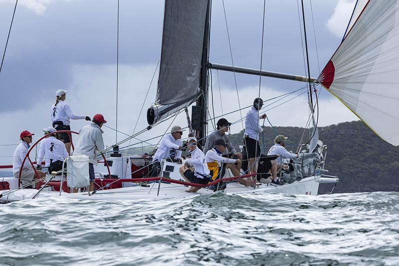 Pretty Woman - a reluctant retiree late yesterday - 2024 Pittwater to Coffs Harbour Yacht Race photo copyright Andrea Francolini taken at Royal Prince Alfred Yacht Club and featuring the IRC class