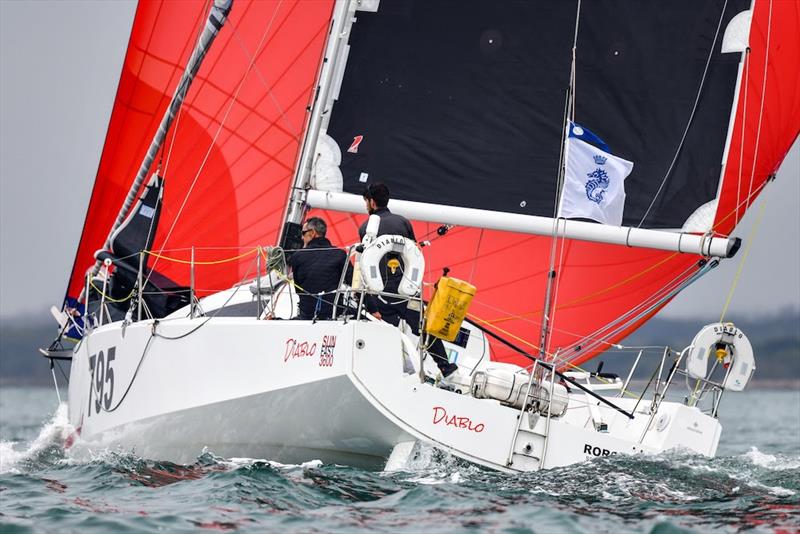 Nick Martin's Sun Fast 3600 Diablo (GBR) photo copyright James Tomlinson / RORC taken at Royal Ocean Racing Club and featuring the IRC class