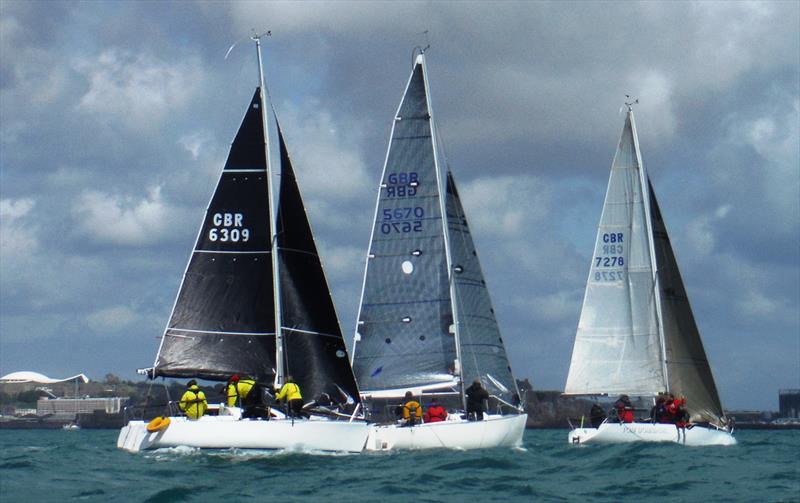 Fahrenheit, White Magic and Tom Bombadil during the RCIYC Nick Cousins Memorial Spring Regatta - photo © Bill Harris