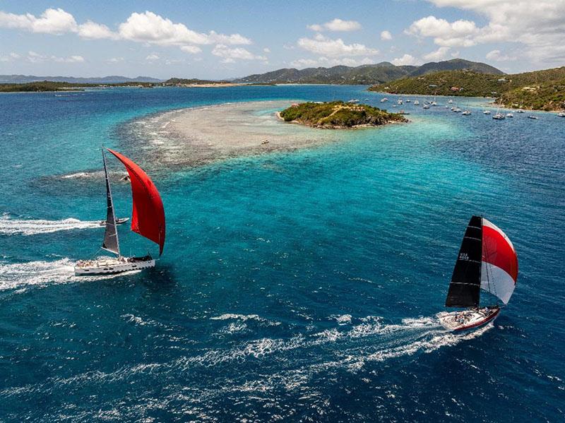 Racing in paradise in the BVI Spring Regatta - photo © Alex Turnbull / Tidal Pulse Media