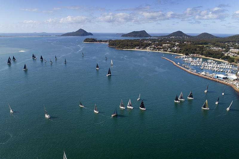 Sail Port Stephens mix of inshore and offshore - photo © Hover UAV