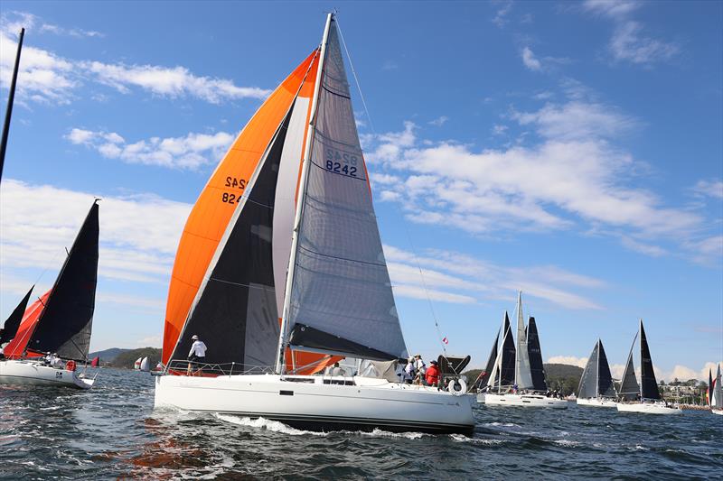 Sail Port Stephens Passage Day 4 - Kookaburra photo copyright Promocean Media taken at Newcastle Cruising Yacht Club and featuring the IRC class