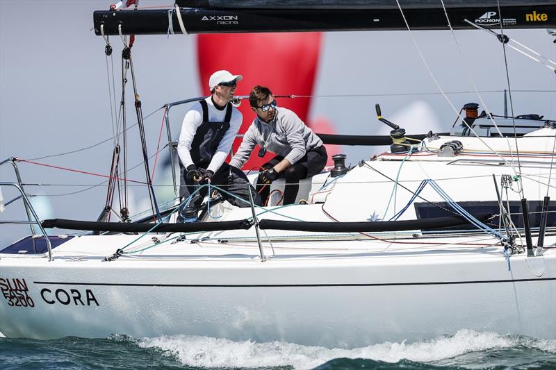 Sun Fast 3200 Cora - RORC Myth of Malham Race photo copyright Paul Wyeth / RORC taken at Royal Ocean Racing Club and featuring the IRC class