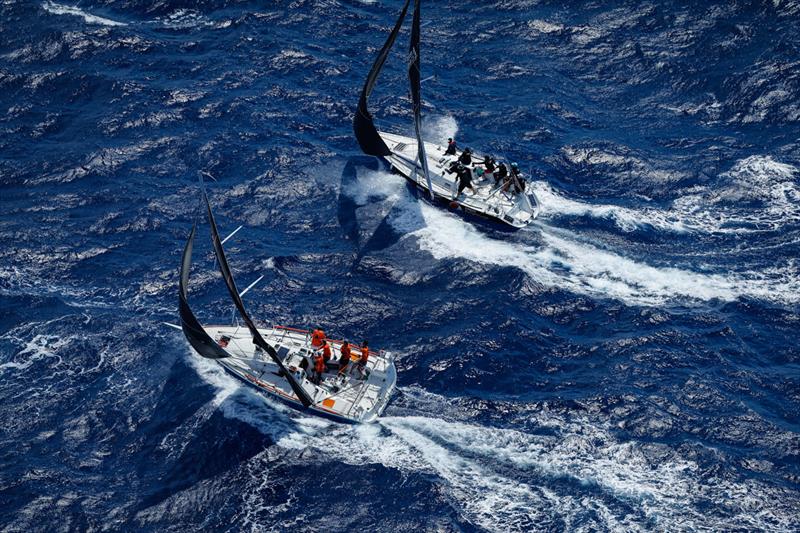 Antigua Yacht Club Marina Women's Race Day - Nathalie Criou's Envolee (USA) and Pepsi Zero - Montebello (FRA) enjoyed spectacular racing conditions photo copyright Paul Wyeth / www.pwpictures.com taken at Antigua Yacht Club and featuring the IRC class