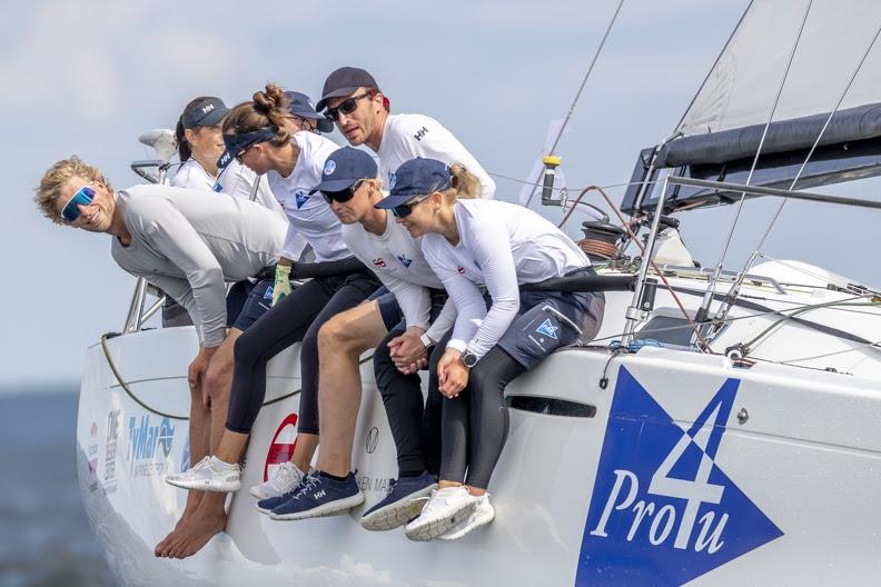 Team Pro4U (SWE), skippered by Linnea Floser during the Roschier Baltic Sea Race 2024 - photo © Pepe Korteniemi / pepe@photex.fi