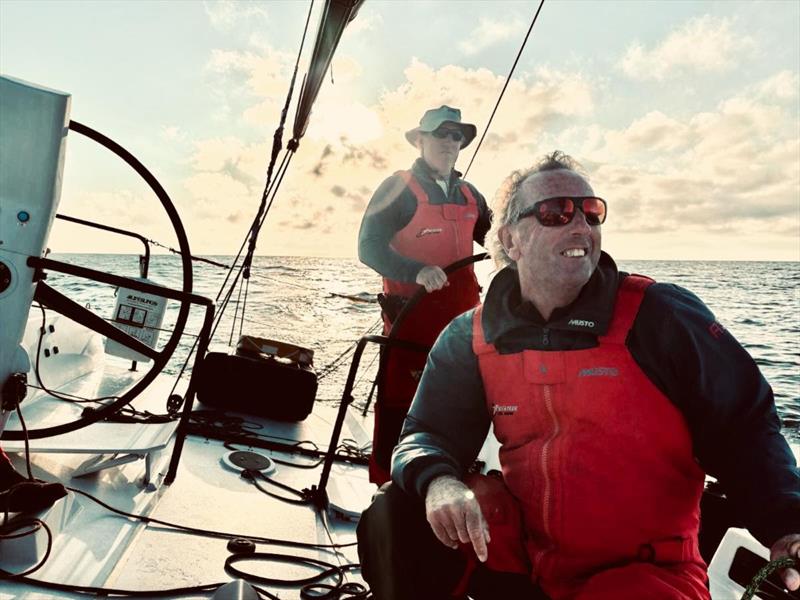 Peter 'Fletch' Fletcher and John Hayes on Ron O'Hanley's Cookson 50 Privateer (USA) during the Roschier Baltic Sea Race 2024 - photo © Juggy Clougher