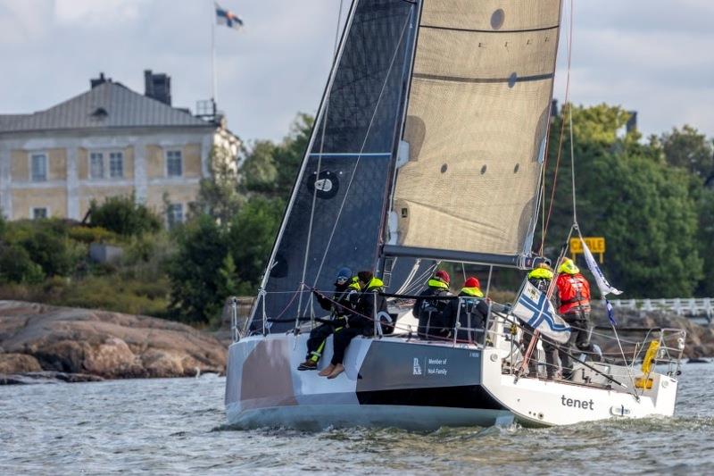 Perttu Monthan's JPK 1030 Tenet (FIN) is second in IRC Two photo copyright Pepe Korteniemi / www.photex.fi taken at Royal Ocean Racing Club and featuring the IRC class