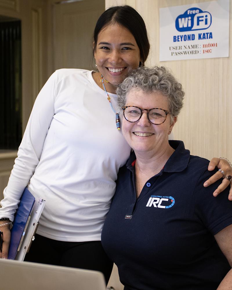 Michelle Dee Nonis and Jenny Howells. IRC Supremos. Phuket King's Cup 2024 photo copyright Guy Nowell / Phuket King's Cup taken at Royal Varuna Yacht Club and featuring the IRC class