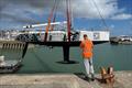 'Assassin' being craned in - Spring Series at Royal Temple YC day 1 © Peter Jackson
