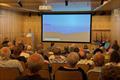 One of the founders, Colin Drummond presenting at the National Maritime Museum Cornwall - Celebrating 50 years of the Azores and Back race